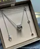 Collar Baoge Primavera Hombre Rojo Mismo Estilo Borde Cerámico Diamante Cintura Grande V Oro CNC Precisión Plata 925 Grueso Chapado 18K