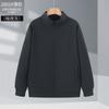 Outono e inverno puro algodão gola alta camisola de gola redonda camisa de publicidade personalizada roupas de trabalho roupas de classe logotipo impresso solto manga longa hoodie