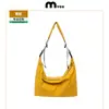 Bolso de Nylon con Correa Ancha Estilo Retro Japonés para Mujer, Bolso Cruzado, Bolso Tote de Gran Capacidad Casual, Bolso de Hombro con Logo Personalizado