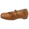 Zapatos planos de ballet estilo Mary Jane, punta cuadrada, con plataforma interna para aumentar altura, para mujer, nuevos zapatos de cuero de suela blanda, verano 2026