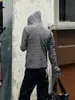 Chamarra tipo cárdigan con capucha, cierre completo, ajuste al cuerpo, con estampado de rayas de nota musical y tótem de fábrica, estilo Yabi, para hombre y mujer, disponible en stock