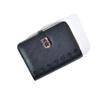 Dongxin Estilo Coreano Color Sólido Billetera Simple Monedero para Estudiantes de PU para Mujer Gran Capacidad Billetera Clutch para Mujer