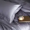 Clase A Lujo Ligero Algodón de Fibra Larga de Xinjiang Juego de Cama de Cuatro Piezas Algodón Puro Color Sólido Juego de Cama de Cuatro Piezas Color Liso Funda de Edredón para B&B Individual