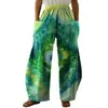 Pantalones Largos para Mujer Estilo Europeo, Americano y Coreano con Bolsillos Dobles, Sueltos y Cómodos, Ropa Casual Artística Creativa, Cómodo Estampado Digital 3D