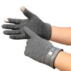 Luvas quentes para homens ao ar livre dirigindo forro de lã engrossado veludo não invertido tela sensível ao toque luvas de outono e inverno à prova de frio