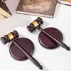 Mazo de Juez Transfronterizo, Accesorios para Fiesta de Cumpleaños Infantil, Martillo de Subasta, Mazo para Juego de Misterio de Asesinato, Rompimiento de Huevo Dorado de Año Nuevo