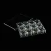 Plástico Transparente 5g Set de Botellas Redondas de Almacenamiento Crema Crema Botella Base Sombra de Ojos Manicura Componentes Caja para Lentes de Contacto