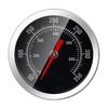 Termômetro industrial axial bimetálico tipo ponteiro de aço inoxidável para forno de churrasco, forno, disco de caldeira