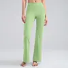 Calças pantalona de yoga para mulheres, cintura alta, modeladoras, calças pantalona de perna reta, emagrecimento, levantamento de glúteos, para corrida, esportes e fitness