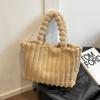 Bolsa Tendência Estilo Coreano 2025 Verão Nova Bolsa Moda Feminina Bolsa Tote Simples Bolsa de Ombro Retrô Personalizada
