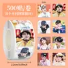 500 Pegatinas Populares en Rollo Colección Estilo Ins Lindos Dibujos Animados Set para Diario Pegatinas Decorativas Pegatinas para Sellar