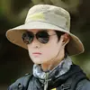 Sombrero de ala ancha para hombre con protección solar, Sombrero de Montañismo, Senderismo, Pesca, Sombrero de Vaquero, Sombrero de Pescador Transpirable de Verano para Exteriores