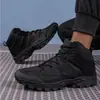 Nuevos Zapatos de Senderismo de Caña Alta para Hombre Zapatos Deportivos Antideslizantes Resistentes al Desgaste de Suela Gruesa para Trekking al Aire Libre Botas Tácticas Zapatos de Trabajo Todoterreno