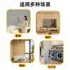 Adesivos de Parede Autoadesivos Transfronteiriços para Decoração de Parede de Casa, Adesivos de Grão de Madeira, Adesivos de Azulejo para Parede de Fundo de TV, Painéis de Grade