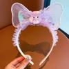 Diadema para el cabello de niños Lindo Dibujo Animado Sanrio Tocado Lazo Exquisito Lentejuelas Súper Lindas Orejas Grandes Accesorios para el Cabello de Niñas