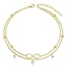 Amazon 2026 Nuevos Collares, Pulseras, Tobilleras Electroplateadas en Cobre, Accesorios de Nicho Sencillos y de Moda para el Uso Diario de Mujeres