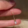 Um olhar, dez mil anosEstilo legal Colar de Rombos com Diamantes e Strass Moderno Versátil Exquisito Toque de Luxo Colar de Rombos com Diamantes e Strass