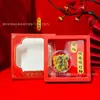 Populares Pegatinas de Teléfono Coloridas de Oro Puro 999 con Amuletos de los Doce Signos del Zodiaco, Piezas de Oro, Regalos Conmemorativos, Mismo Estilo que Shuibei