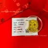 Pegatinas Doradas para Teléfono con Oro Puro 999, Láminas Doradas de Riqueza Instantánea, Imanes de Nevera Designados para la Fortuna, Regalos de Apertura de Tienda al por Mayor