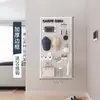 Estantería de Tablero Perforado para Sala de Estar Almacenamiento en Toda la Pared Puerta de Entrada Tablero Colgante para Entrada Decoración de Pared Tablero Perforado de Metal