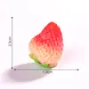 Micro-paisaje simulación fruta fresa burbuja espinosa modelo DIY bolsa ciega accesorios accesorios colgantes miniatura mini adornos pequeños