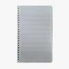 Miolo de Reposição para Caderno de Folhas Soltas 20 Furos Anotações B5 Caderno em Branco 26 Furos A5 Página Interna com Linha Horizontal Papel Venda por Atacado