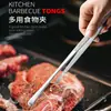 Pinzas Creativas para Platos de Acero Inoxidable, Pinzas Extendidas para Alimentos, Pinzas con Forma para Barbacoa y Platos Fríos, Pinzas con Forma de Pistola, Pinzas para Plantas Acuáticas, Suculentas