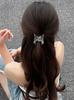 Grampo de Cabelo com Borla de Borboleta para Rabo de Cavalo Duplo Hanfu Novo Grampo de Cabelo Antigo Chinês Feminino Acessórios de Cabelo Clipe de Tubarão de Alta Qualidade Acessório de Cabeça