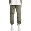 Comércio Exterior Transfronteiriço 2026 Primavera Novos Calças Cargo Americanas Retrô com Múltiplos Bolsos Masculinas Largas Retas Casuais Atacado