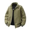 Roupas Masculinas Transfronteiriças Nova Jaqueta Masculina Marca Tendência Casual Roupa de Trabalho Gola Alta Jaqueta Bomber Jaqueta Masculina Tamanho Grande