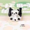 Accesorios de resina dibujos animados transparente serie Panda diy pegamento crema parche para funda de teléfono móvil caja de almacenamiento material zapatos con agujeros