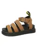 Nuevas Sandalias de Verano Europeas y Americanas para Mujer 2025 Hebilla Casual Zapatos de Playa Suela Gruesa Cómodos Transfronterizos Talla Grande Zapatos Planos Fábrica