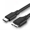 Cable de datos para disco duro móvil USB 3.0 Tipo-C a Micro USB 3.0 para teléfono móvil Apple Huawei, computadora