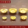 Shajin Yuanbao Pure Brass Solid Gold Yuanbao Ornaments Sala de estar Cornucópia Decorações Abertura Presente Fábrica Atacado