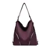 Bolsa Transversal de Ombro Único em Tecido de Nylon Transfronteiriça para Mulheres, Nova Mochila Tote Casual de Viagem Multifuncional de Grande Capacidade