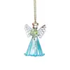 Pingente de Decoração de Árvore de Natal Sino de Vento para Pátio Pingente para Jardim Externo Pingente de Cristal Suprimento Transfronteiriço Pinha de Vidro