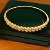 Pulsera de oro real de 18 quilates chapada con cierre de gota de agua entrelazado de circonita, joyería fina de alta gama de lujo ligero para mujer
