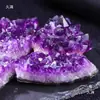 Minério de Cristal Bruto Espécime do Uruguai Ornamento de Geodo de Ametista Bloco de Cristal Roxo Aglomerado Geodo de Ametista Cobre de Zircônio Sem Outros