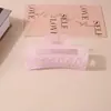 Pinza para el Cabello Mate Transfronteriza Tipo Pinza de Tiburón con Acabado de Alta Gama, Pinza de Garra Rectangular Simple de 13 cm, Tamaño Grande para Cabello Grueso, Accesorio para el Cabello para Mujer