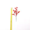 Frutas Vermelhas Simuladas de Ano Novo, Frutas de Azevinho, Decorações de Natal, Frutas da Sorte, Bolas Redondas Vermelhas, Acessórios, Frutas Vermelhas, Fruta Cereja