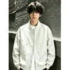 Chaqueta de vuelo color caqui Cleanfit para hombre, chaqueta tipo béisbol de otoño de alta gama con cuello alto, chaqueta cortavientos