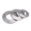 Arruela de Travamento Aço Inoxidável 304 Borboleta/Formato Sela Face Única Antiderrapante Dente de Flor Tipo Disco Antiderrapante M3M4M5M6M8
