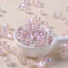 Novo Material de Contas Redondas Olho de Gato Aurora Gelatina Galvanizada Material para Colar Pulseira DIY Feito à Mão
