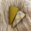 Tecido Amarelo Gengibre Xadrez Estilo Coreano Presilha de Cabelo Bico de Pato Gota d'Água com Acabamento de Luxo para Meninas, Presilha Lateral para Franja, Presilha de Cabelo Acessório de Cabelo Ins