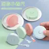 Fita métrica portátil estilo nórdico, fita métrica macia pequena e fofa para medir medidas corporais, mini fita métrica de couro para medir a circunferência da cintura de roupas