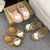 Nuevas Zapatillas de Felpa con Dibujos de Gatos Lindos para Mujer, Forradas, con Cobertura para la Cabeza, Aumentadoras de Altura Ocultas, Nuevas para Casa, para Exteriores