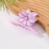 Pinza para el pelo de Flor de Frangipani Colorida Linda de Venta Caliente Transfronteriza Pinza de Tiburón de Gama Alta Pinza de Moda Dulce Elegante para Mujeres