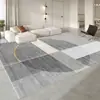 Sala de Estar Estilo Creme Luxo Leve de Alta Qualidade Antiderrapante Janela de Canto Tapete para Chão de Sofá Sem Lavagem Quarto Mesinha de Cabeceira Mesa de Centro Tapete