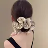 Elástico para el Cabello Satinado Elegante de Lunares Estilo Coreano Versátil Scrunchie Retro Accesorio Duradero para el Cabello Tocado