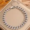 Pulseira de Aço Titânio Moda Europeia e Americana Transfronteiriça Pulseira de Trevo de Quatro Folhas Pulseira Feminina de Luxo Leve Sentido de Alto Padrão Pulseira Explosiva para Casais Pulseira